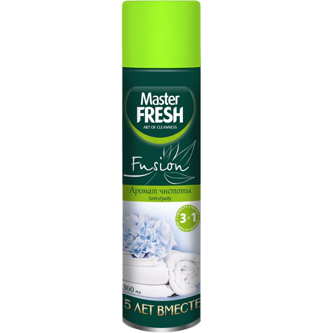 Освежитель воздуха 300 мл "Master FRESH", Аромат чистоты