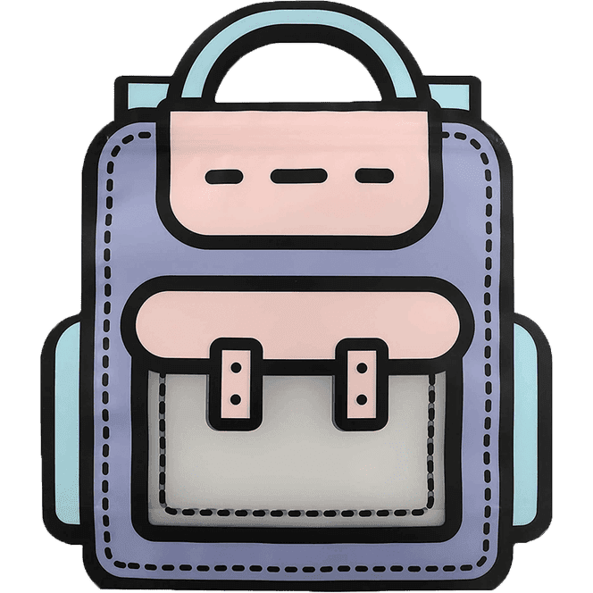 Пакет подарочный 18*21 см Ранец, портфель zip-lock