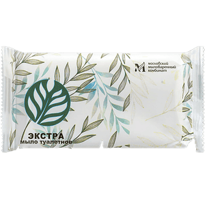 Мыло кусковое 100 гр туалетное "Экстра" в цвет. оберт. флоупак марки Экстра ММК