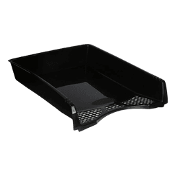 Лоток для бумаг горизонтальный чёрный Calligrata "Офис-класс" Лоток для бумаг горизонтальный чёрный Calligrata "Офис-класс"