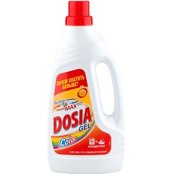 Гель для стирки белья 1 л "DOSIA" Гель для стирки белья 1 л "DOSIA"