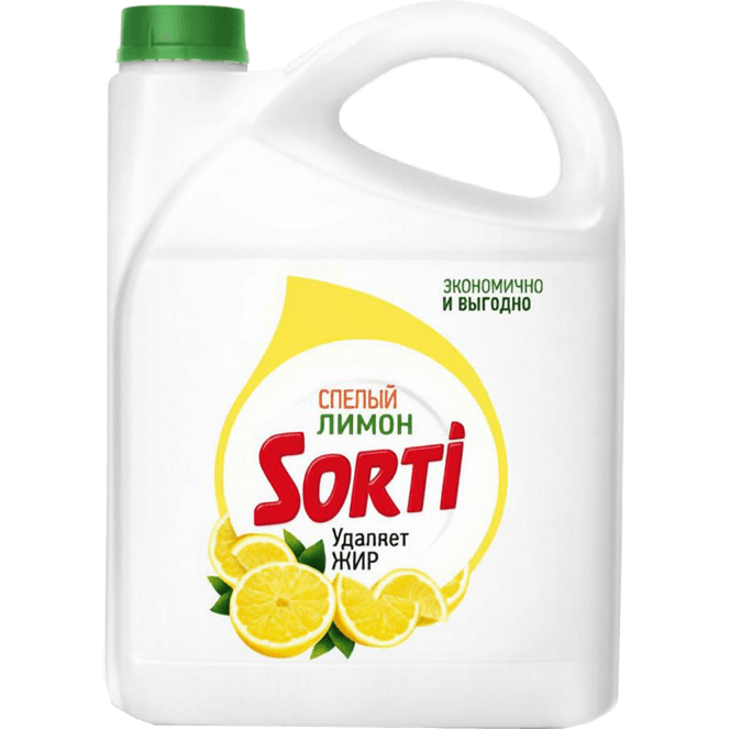Средство для мытья посуды 4800 г "Sorti", Лимон Средство для мытья посуды 4800 г "Sorti", Лимон