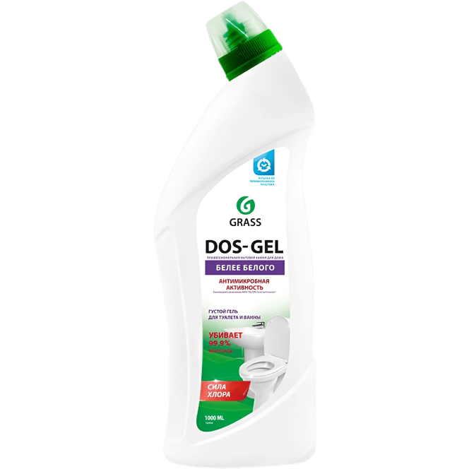 Дезинфицирующий чистящий гель 1л Grass «Dos Gel» Дезинфицирующий чистящий гель 1л Grass «Dos Gel»