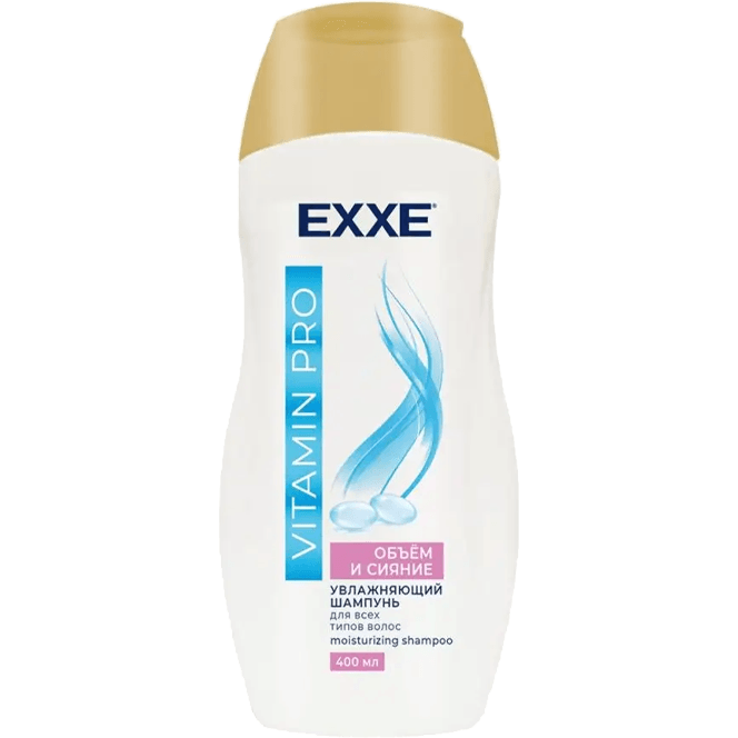 Шампунь 400 мл "EXXE" VITAMIN PRO, Объём и сияние, Увлажняющий Шампунь 400 мл "EXXE" VITAMIN PRO, Объём и сияние, Увлажняющий